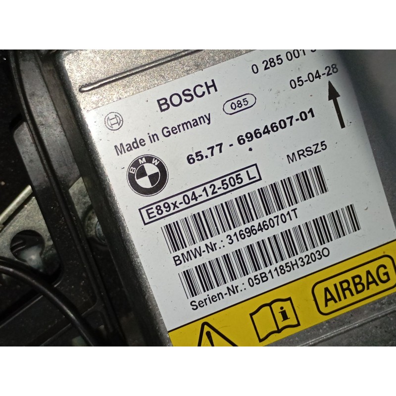 Recambio de centralita airbag para bmw 1 (e87) 118 d referencia OEM IAM 6577696460701  