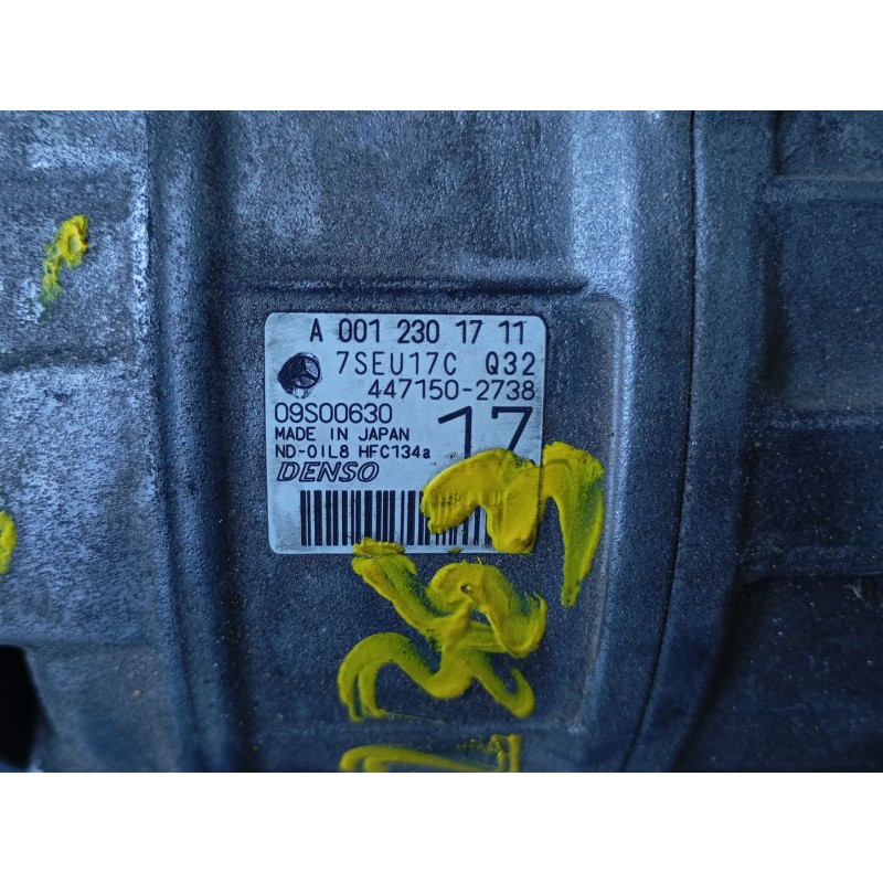 Recambio de compresor aire acondicionado para mercedes-benz clase e (w211) berlina 2.7 cdi cat referencia OEM IAM   