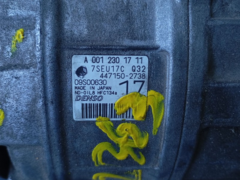 Recambio de compresor aire acondicionado para mercedes-benz clase e (w211) berlina 2.7 cdi cat referencia OEM IAM   