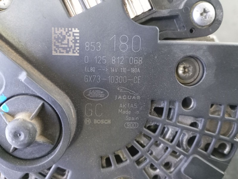 Recambio de alternador para jaguar xf referencia OEM IAM GX73-10300-CE 0125.812068 