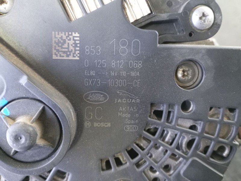 Recambio de alternador para jaguar xf referencia OEM IAM GX73-10300-CE 0125.812068 