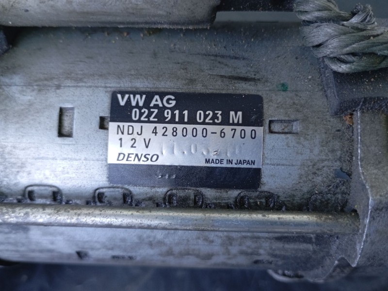 Recambio de motor arranque para seat ibiza sc (6j1) reference referencia OEM IAM 02Z911023M NDJ428000-6700 
