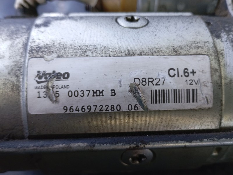 Recambio de motor arranque para toyota proace 2.0 turbodiesel cat referencia OEM IAM 964697228006 1350037MMB 