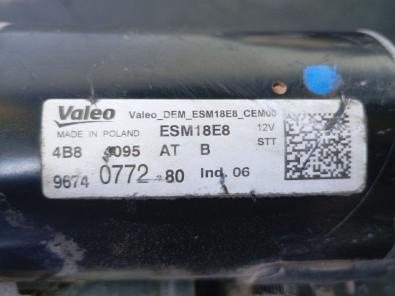 Recambio de motor arranque para peugeot 3008 ii suv (mc_, mr_, mj_, m4_) 1.2 thp/ puretech 130 (mrhnsm, mrhnsu, mrhnsj, mrhnyw,.