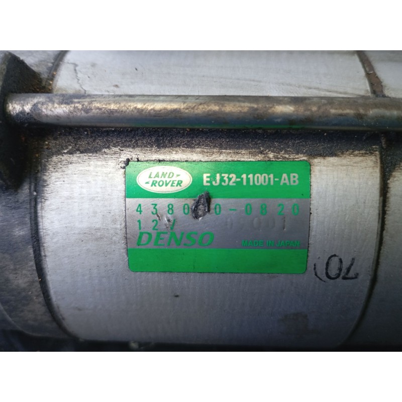Recambio de motor arranque para land rover range rover evoque (l538) 2.2 d 4x4 referencia OEM IAM 4380000820  