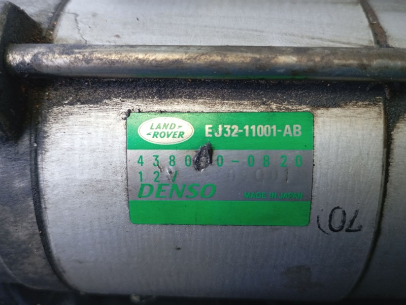Recambio de motor arranque para land rover range rover evoque (l538) 2.2 d 4x4 referencia OEM IAM 4380000820  