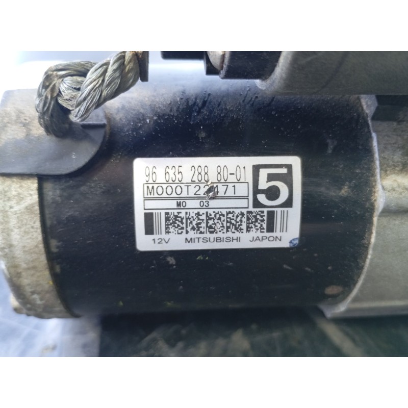 Recambio de motor arranque para peugeot 508 access referencia OEM IAM 9663528880-01 MOO0T2471 