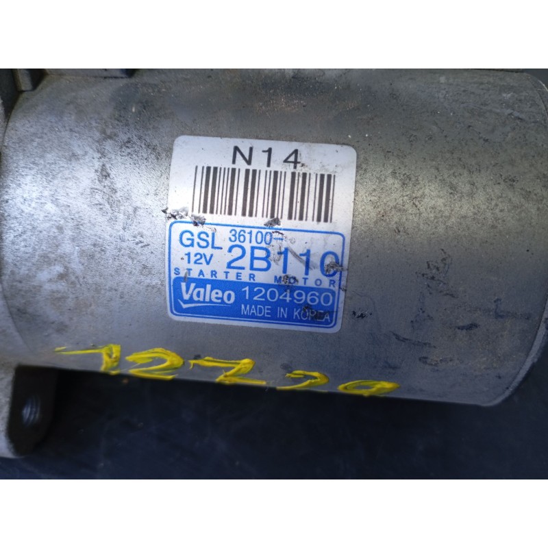 Recambio de motor arranque para kia carens ( ) concep referencia OEM IAM   