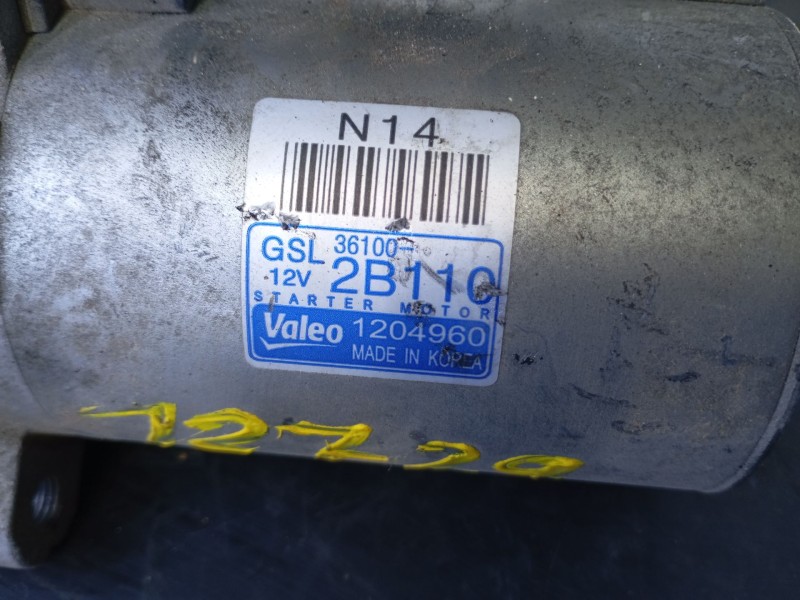 Recambio de motor arranque para kia carens ( ) concep referencia OEM IAM   