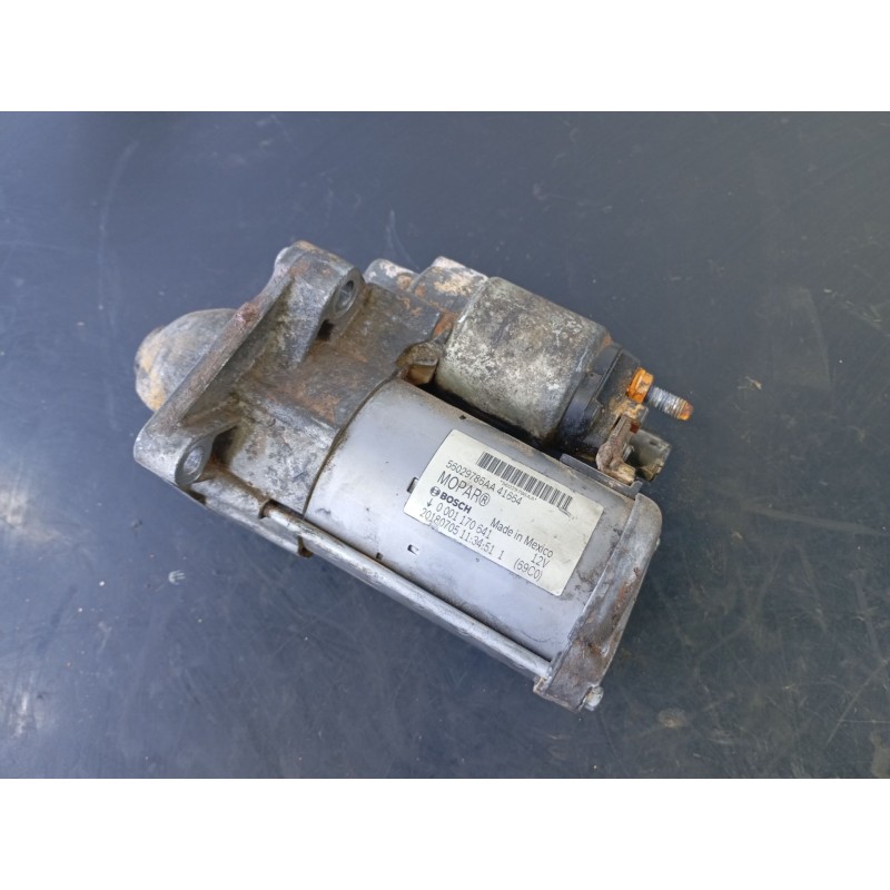 Recambio de motor arranque para jeep compass (mp, m6, mv, m7) 1.4 multiair referencia OEM IAM 56029786AA 20180705 