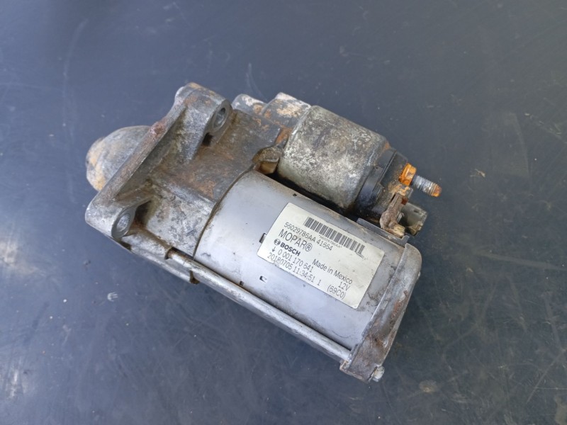 Recambio de motor arranque para jeep compass (mp, m6, mv, m7) 1.4 multiair referencia OEM IAM 56029786AA 20180705 