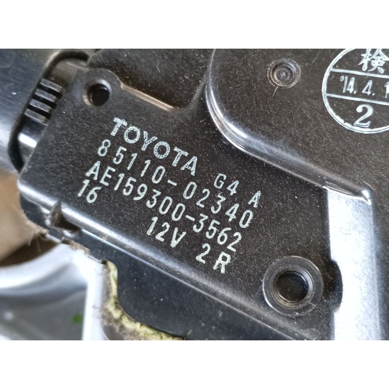 Recambio de motor limpia delantero para toyota auris (_e18_) 1.4 d-4d (nde180_) referencia OEM IAM 8511002340 AE1593003562 