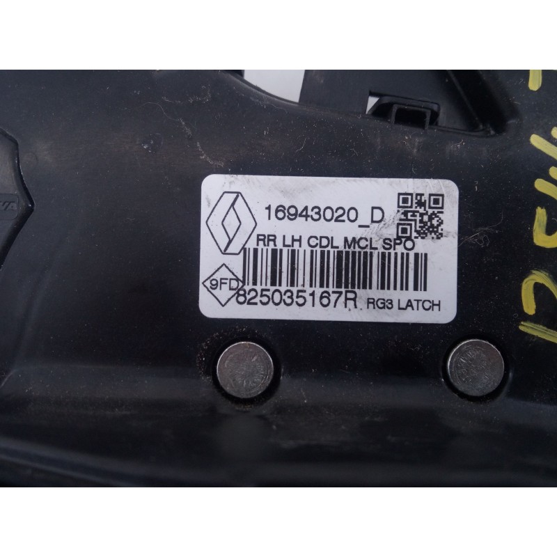 Recambio de cerradura puerta trasera izquierda para renault megane iv sedán 1.3 tce 140 (lvnb) referencia OEM IAM   