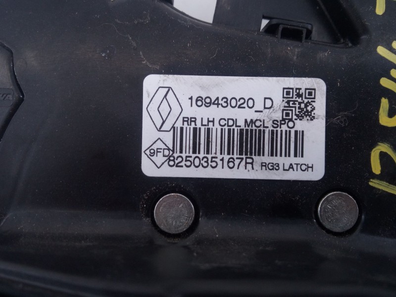 Recambio de cerradura puerta trasera izquierda para renault megane iv sedán 1.3 tce 140 (lvnb) referencia OEM IAM   