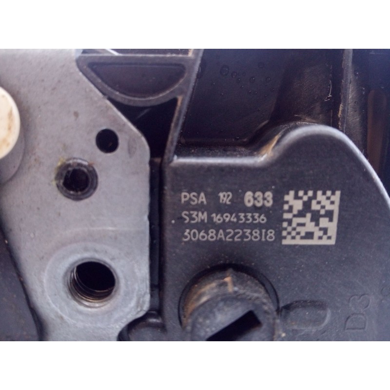 Recambio de cerradura puerta trasera derecha para peugeot 508 i (8d_) 2.0 bluehdi 150 referencia OEM IAM PSA192633  