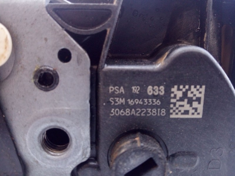 Recambio de cerradura puerta trasera derecha para peugeot 508 i (8d_) 2.0 bluehdi 150 referencia OEM IAM PSA192633  