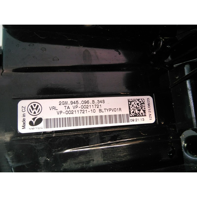 Recambio de piloto trasero derecho para volkswagen t-cross (c11, d31) 1.0 tsi referencia OEM IAM   