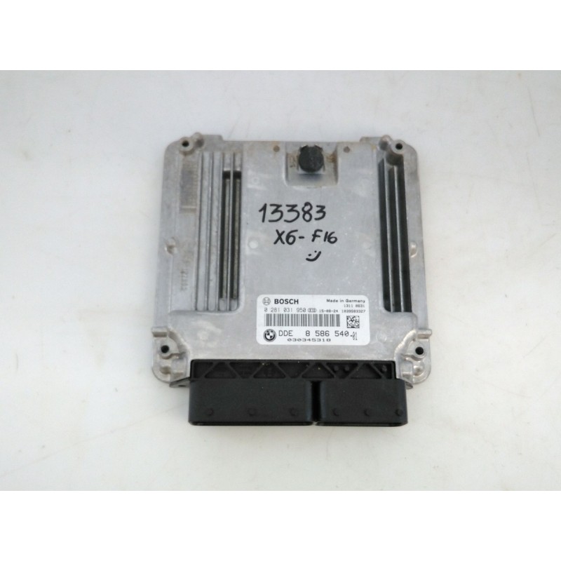Recambio de centralita motor uce para bmw x6 (f16, f86) xdrive 30 d referencia OEM IAM 8586540 0281031950 