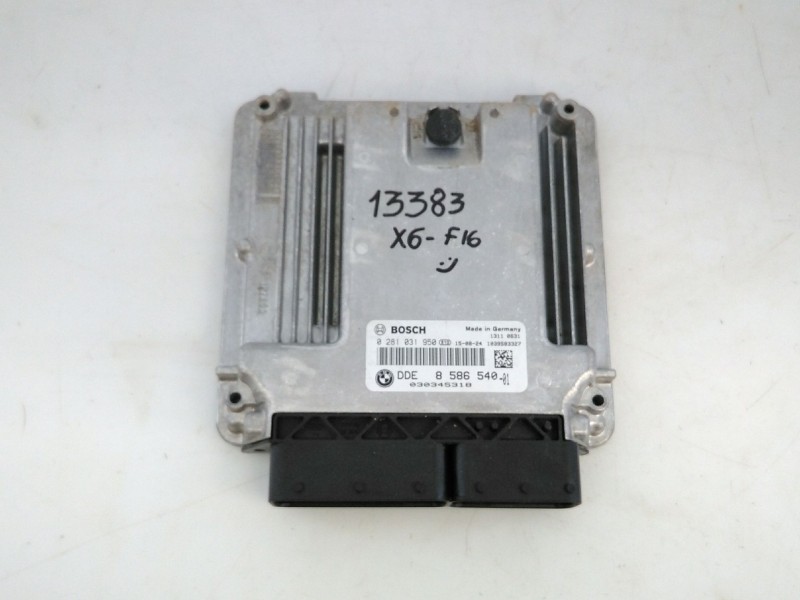 Recambio de centralita motor uce para bmw x6 (f16, f86) xdrive 30 d referencia OEM IAM 8586540 0281031950 