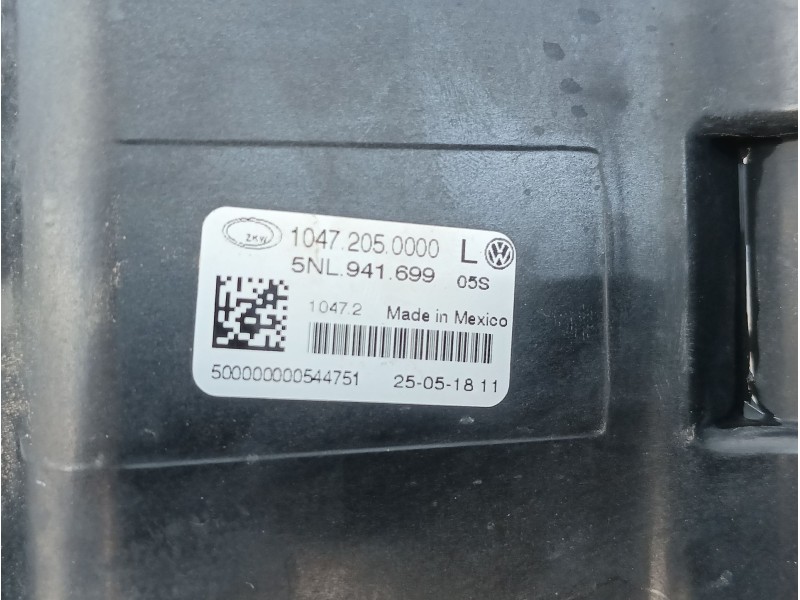 Recambio de faro antiniebla izquierdo para volkswagen tiguan allspace (bw2, bj2) 2.0 tdi 4motion referencia OEM IAM 10472050000L