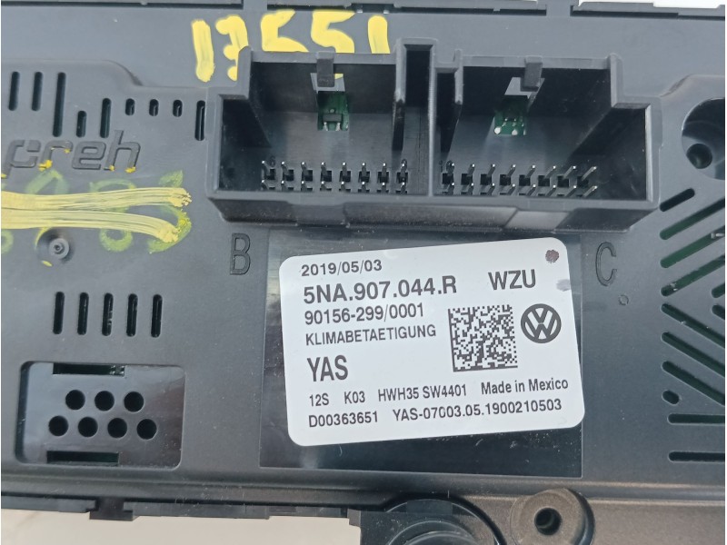 Recambio de mando climatizador para volkswagen tiguan allspace (bw2, bj2) 2.0 tsi 4motion referencia OEM IAM   