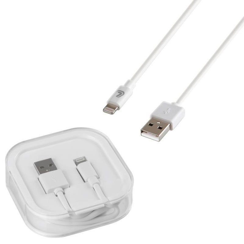 Recambio de accesorios auto para universal acc.electricos cable usb/apple 8 pin essential 100 cm blanco referencia OEM IAM LAM38