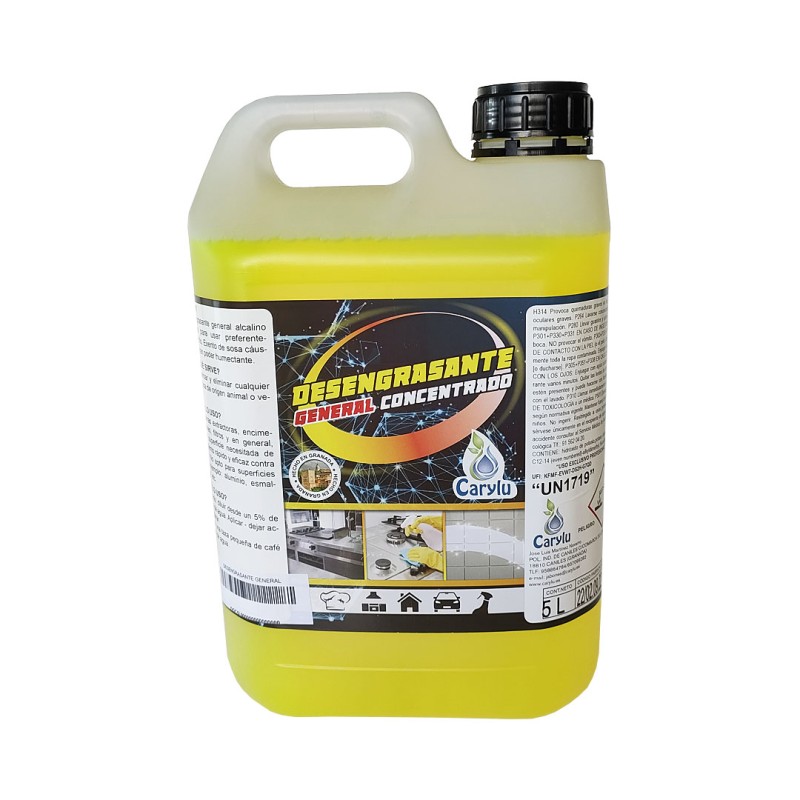Recambio de accesorios auto para universal acc. tienda desengrasante general concentrado 5 litros referencia OEM IAM 22070122 NU
