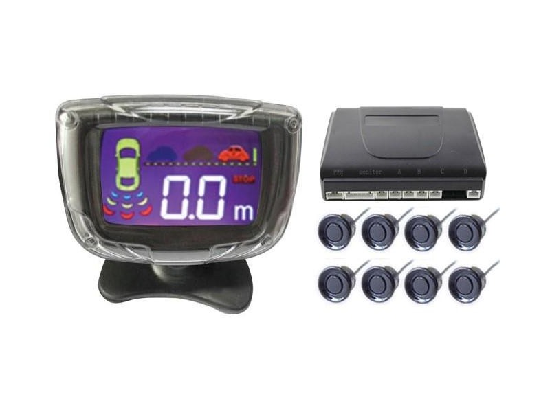 Recambio de accesorios auto para universal acc.electricos kit sensor marcha atras 4 ant.+ 4 post.+ display 12v referencia OEM IA