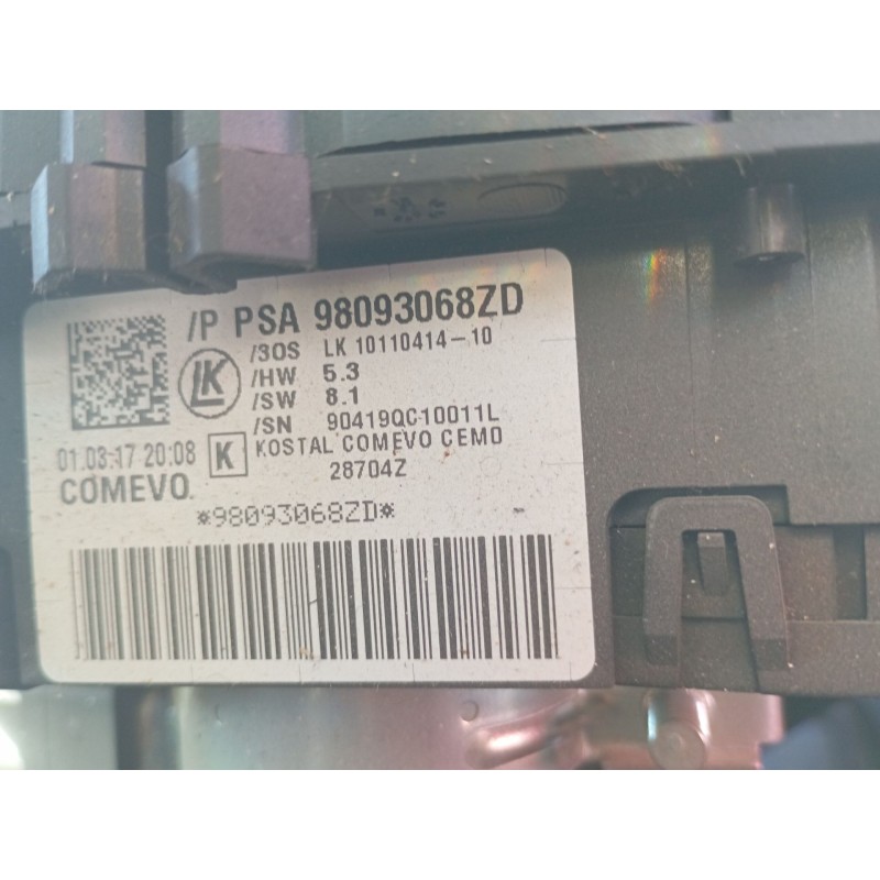 Recambio de anillo airbag para citroën jumpy iii furgoneta (v_) 1.6 bluehdi 115 referencia OEM IAM 98093068ZD  