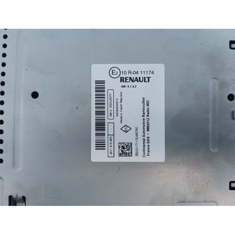 Recambio de sistema navegacion gps para renault captur i (j5_, h5_) 1.5 dci 90 referencia OEM IAM 259157606R R0411174 