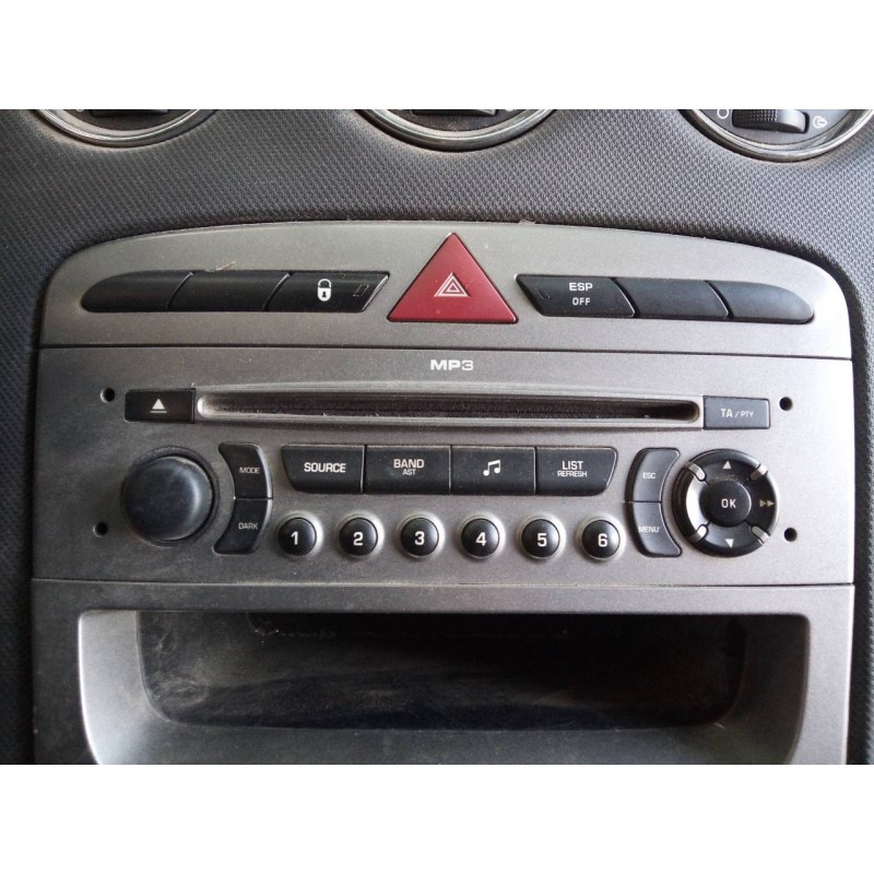 Recambio de sistema audio / radio cd para peugeot 308 confort referencia OEM IAM   