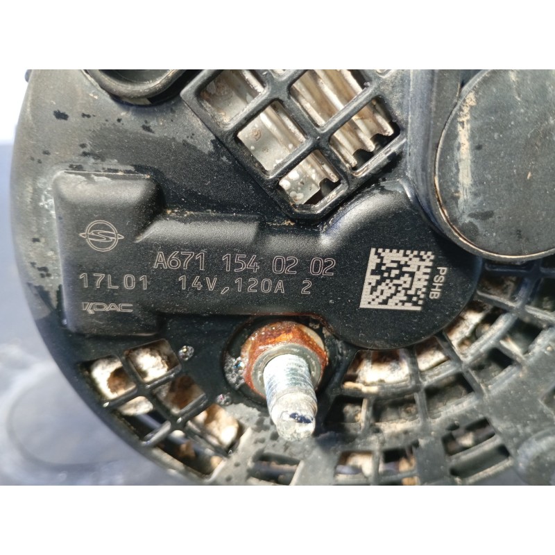 Recambio de alternador para ssangyong korando (ck) 2.2 xdi referencia OEM IAM   