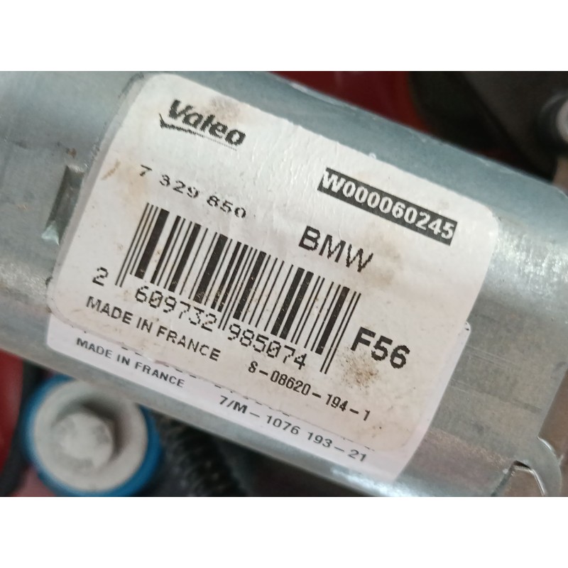 Recambio de motor limpia trasero para mini mini (f56) cooper referencia OEM IAM 7329850  