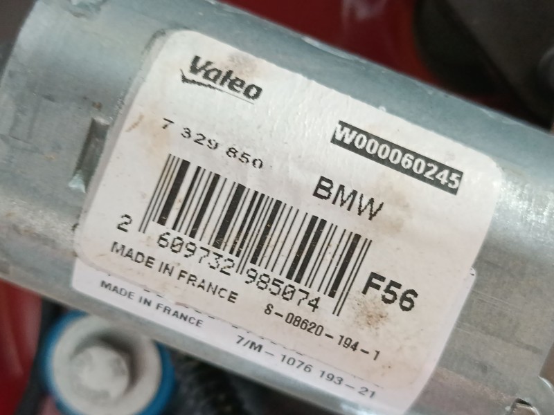 Recambio de motor limpia trasero para mini mini (f56) cooper referencia OEM IAM 7329850  