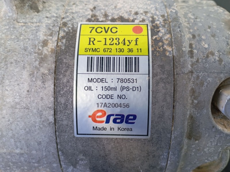 Recambio de compresor aire acondicionado para ssangyong korando (ck) 2.2 xdi referencia OEM IAM   