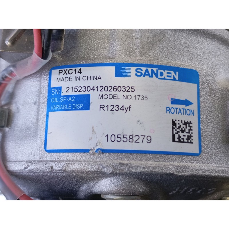 Recambio de compresor aire acondicionado para mg mg hs (as23) 1.5 t (sas23) referencia OEM IAM 10558279  
