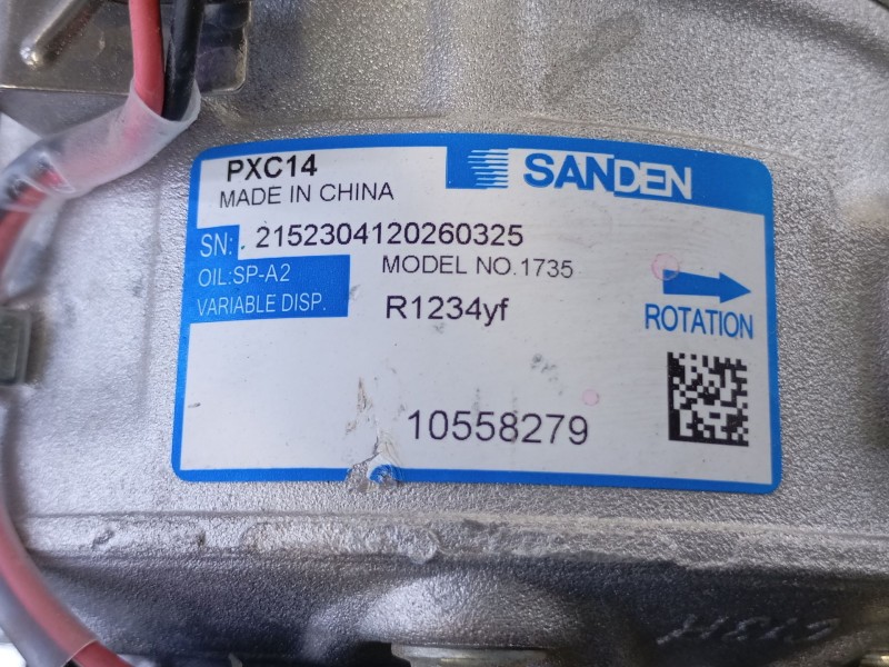 Recambio de compresor aire acondicionado para mg mg hs (as23) 1.5 t (sas23) referencia OEM IAM 10558279  