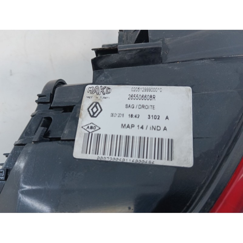 Recambio de piloto trasero derecho para renault clio iv business referencia OEM IAM   