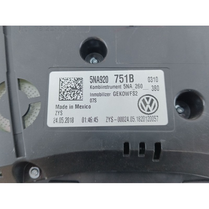 Recambio de cuadro instrumentos para volkswagen tiguan allspace (bw2, bj2) 2.0 tdi 4motion referencia OEM IAM 5NA920751B  