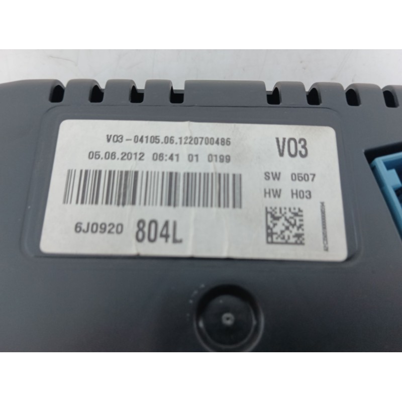 Recambio de cuadro instrumentos para seat ibiza iv (6j5, 6p1) 1.6 tdi referencia OEM IAM 6J0920804L A2C35059000 