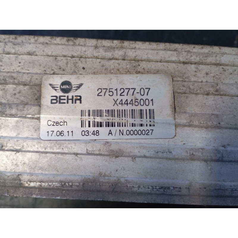 Recambio de intercooler para mini mini countryman (r60) cooper s referencia OEM IAM 275127707  