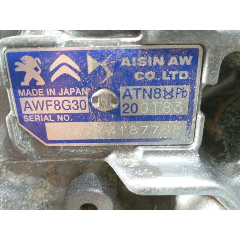 Recambio de caja cambios para citroën c5 aircross (a_) 1.2 puretech 130 (arhnsj) referencia OEM IAM   