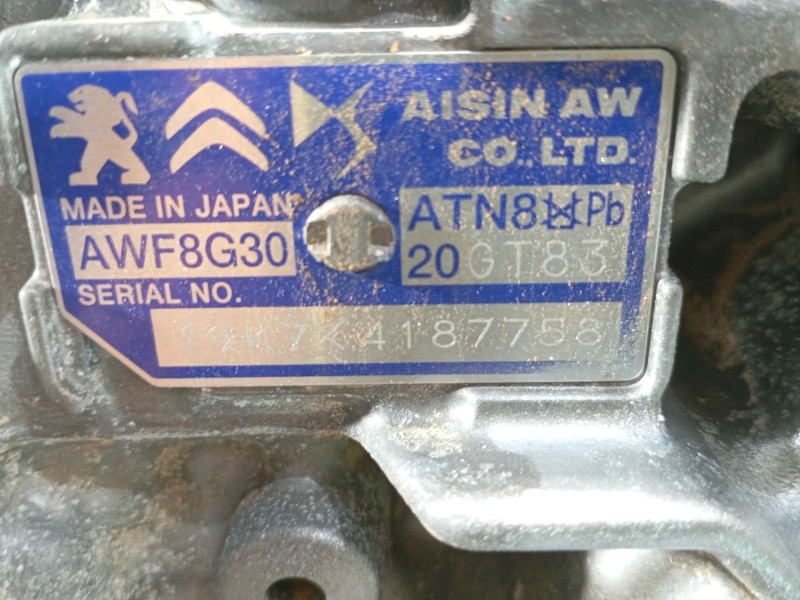 Recambio de caja cambios para citroën c5 aircross (a_) 1.2 puretech 130 (arhnsj) referencia OEM IAM   