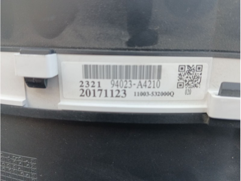 Recambio de cuadro instrumentos para kia carens iv 1.7 crdi referencia OEM IAM 94023A4210 20171123 