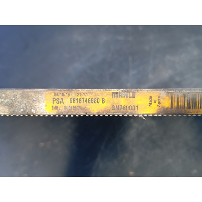 Recambio de condensador / radiador aire acondicionado para citroën jumpy iii furgoneta (v_) 1.5 bluehdi 100 referencia OEM IAM 9