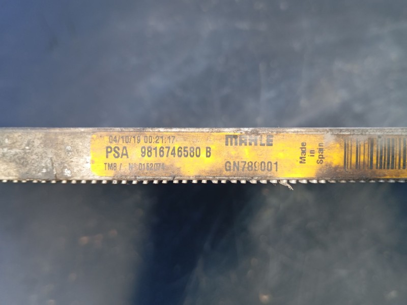 Recambio de condensador / radiador aire acondicionado para citroën jumpy iii furgoneta (v_) 1.5 bluehdi 100 referencia OEM IAM 9