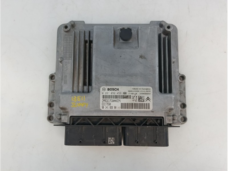 Recambio de centralita motor uce para citroën jumpy iii furgoneta (v_) 1.6 bluehdi 115 referencia OEM IAM 9814182680  