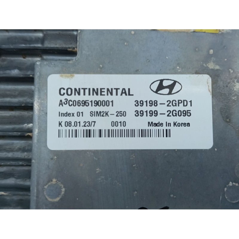 Recambio de centralita motor uce para hyundai i30 (pde, pd, pden) 2.0 n referencia OEM IAM 391982GPD1 A3C0695190001 