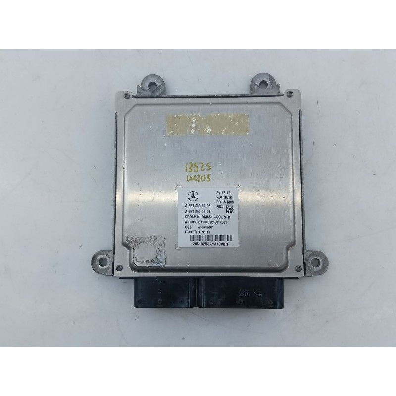 Recambio de centralita motor uce para mercedes-benz clase c (w205) c 220 bluetec / d (205.002, 205.004) referencia OEM IAM A6519