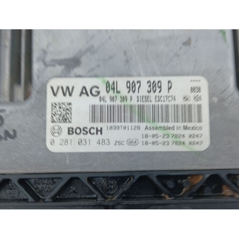 Recambio de centralita motor uce para volkswagen tiguan allspace (bw2, bj2) 2.0 tdi 4motion referencia OEM IAM 04L907309P 028103